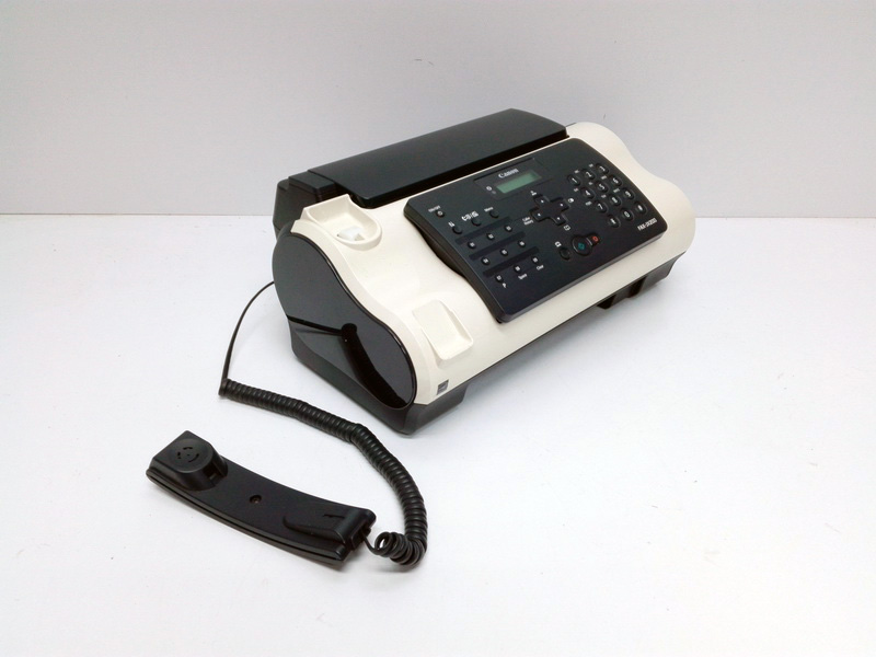 telefono fax blanco gris oscuro canon jx200 plastico 17x40x27 1u